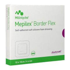 MEPILEX BORDER FLEX VERB 10X10CM 5 595350