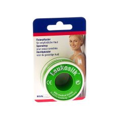 LEUKOSILK DEKSEL KLEEFPLEIST. 2,50CMX5M 1 0102200