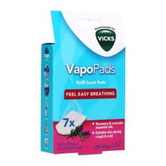 VICKS VBR7E PAEDIAT.COMF.VAPOPADS ROSMARY-LAVEND 7