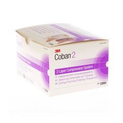 COBAN 3M KOMPRESSIESYSTEEM 2LAGEN ROL 2 2094