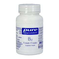PURE ENCAPSULATIONS B12 FOLAAT POT ZUIGTABL 90