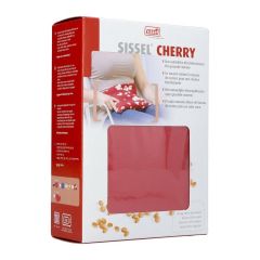 SISSEL CHERRY KERSENPITKUSSEN 23X26CM ROOD