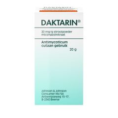 DAKTARIN PULV DERM 1 X 20 G 2%
