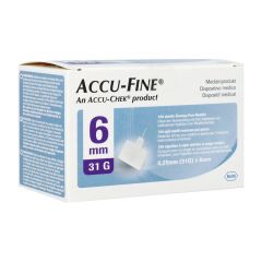 ACCU FINE 31G 6MM 100