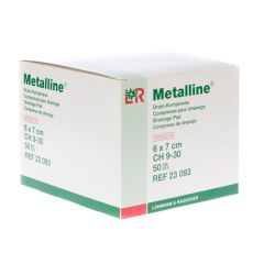 METALLINE KOMPRES DRAINAGE STER 6X7CM 50 23093