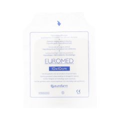 EUROMED 10X10CM 1 EILANDPLEISTER STERIEL