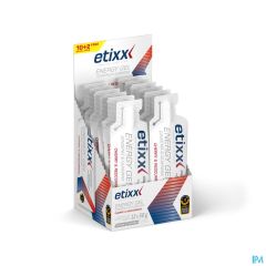 ETIXX GINSENG&GUAR.ENERGY GEL RED C.-CHERRY 12X50G
