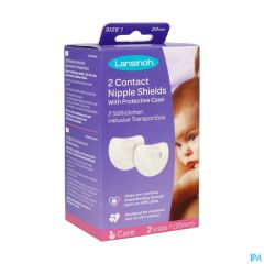 LANSINOH TEPELHOEDJES T1 2 + BESCHERMDOOS