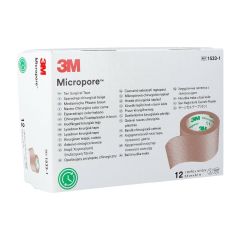 MICROPORE 3M SKIN TONE 25,0MMX9,15M ROL 12 15331