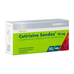 CETISANDOZ SANDOZ COMP 50 X 10 MG