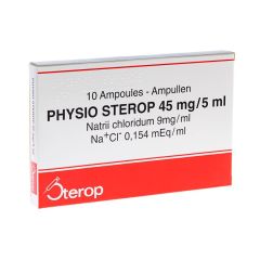 PHYSIO STEROP AMP INJ 10 X 5ML