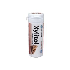 MIRADENT KAUWGOM XYLITOL KANEEL Z/SUIKER 30