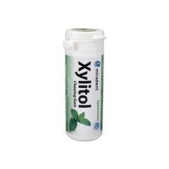 MIRADENT KAUWGOM XYLITOL GROENE MUNT Z/SUIKER 30