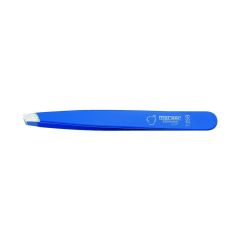 MORSER EPILEERPINCET SCHUIN BLAUW INOX 125B