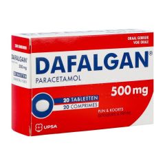 DAFALGAN 500MG DROOG TABL 20