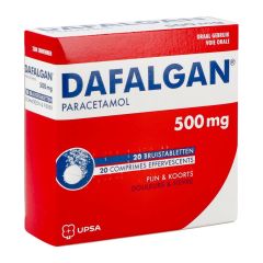 DAFALGAN BRUIS 500MG TABL 20