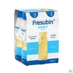 FRESUBIN ENERGY DRINK VANILLE FL 4X200ML