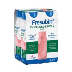 FRESUBIN THICKENED LEVEL 2 DRINK AARDBEI 4X200ML