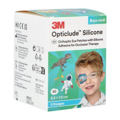 OPTICLUDE 3M SILICONE EYE PATCH BOY MIDI 50