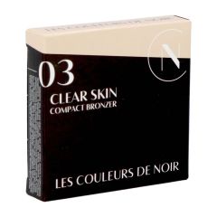 COULEURS DE NOIR CLEAR SKIN COMP. BRONZER 03BRONZE
