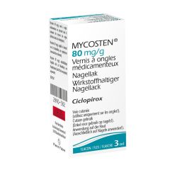 MYCOSTEN 80MG/G MEDISCHE NAGELLAK FL 1 3 ML