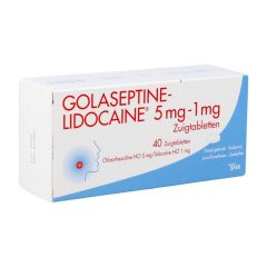 GOLASEPTINE LIDOCAINE ZUIGTABL 40
