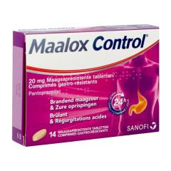 MAALOX CONTROL 20 MG MAAGSAPRESISTENTE TABL 14