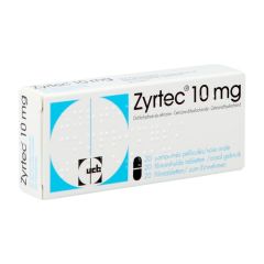 ZYRTEC 10 MG FILMOMH TABL 20 X 10 MG