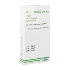 MUCODOX 300 MG CAPS 14