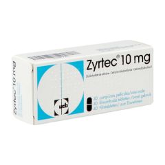 ZYRTEC 10 MG FILMOMH TABL 40 X 10 MG