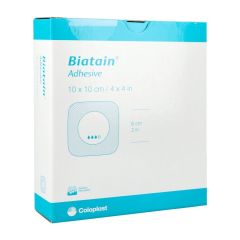 BIATAIN SCHUIMVERBAND ADH 10,0X10,0CM 10 33430