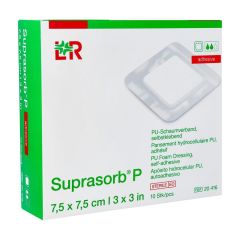 SUPRASORB P SCHUIMVERB PU WCL 7,5X 7,5CM 10 20416