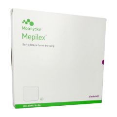 MEPILEX SCHUIMVERB SIL ABS STER 20X20CM 5 294400