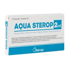 AQUA STEROP POUR INJ SOLVENS AMP 10 X 2ML
