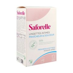 SAFORELLE LINGETTES FLUSHABLE 10
