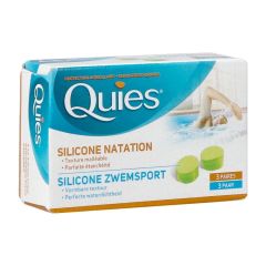 QUIES OORDOPPEN ZWEMMEN MAXI SILIC. 3 PAAR