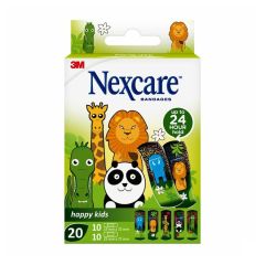 NEXCARE 3M HAPPY KIDS DIEREN PLEISTER 20 N0920AN