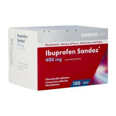 IBUPROFEN SANDOZ 400MG FILMOMH TABL 100