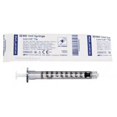 BD Plastipak 1 ml Luerlok 100pc 309628