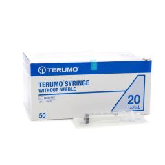 TERUMO SPUIT ZONDER NAALD EXENTRISCH 20ML 50