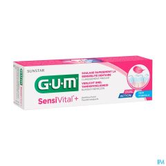 GUM SENSI VITAL + FLUORIDE TANDPASTA 75ML 6070