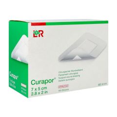 CURAPOR VERB CHIRURG. STERIEL 7CMX 5CM 100 32912