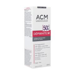 DEPIWHITE M ECRAN ZON CREME POMPFL 50ML