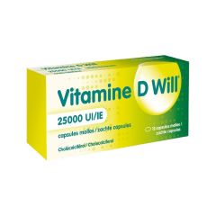 VITAMINE D WILL 25000IE ZACHTE CAPS 12