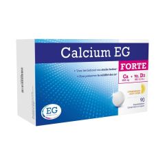 CALCIUM EG FORTE 1000MG/800IE CITROEN KAUWTABL 90