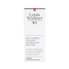 WIDMER BODY DEO CREME Z/ALUMINIUMZOUTEN PARF 40ML