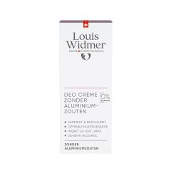 WIDMER BODY DEO CREME Z/ALUMINIUMZOUTEN N/PARF40ML