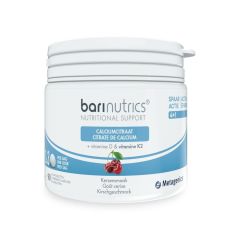 BARINUTRICS CALCIUMCITRAAT KERS + K2 KAUWTABL 90