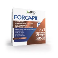 FORCAPIL KERATINE+ LOT CAPS 180