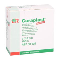 CURAPLAST SENSITIV ROND DIAM.2,3CM SPOTS 100 30626